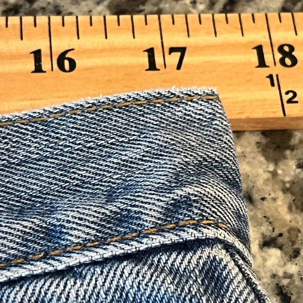 Levi's 505 Regular Fit Straight Denim Jeans Mens‎ 36x32 Medium Blue